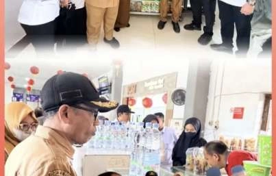 Kunjungan ke Gerai Binaan Dinas Ketenagakerjaan, Koperasi, Usaha Mikro Kecil dan Menengah Kota Tanjungbalai